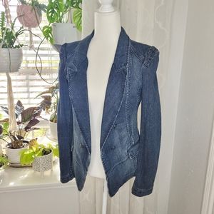 BCBG generation jean jacket blazer